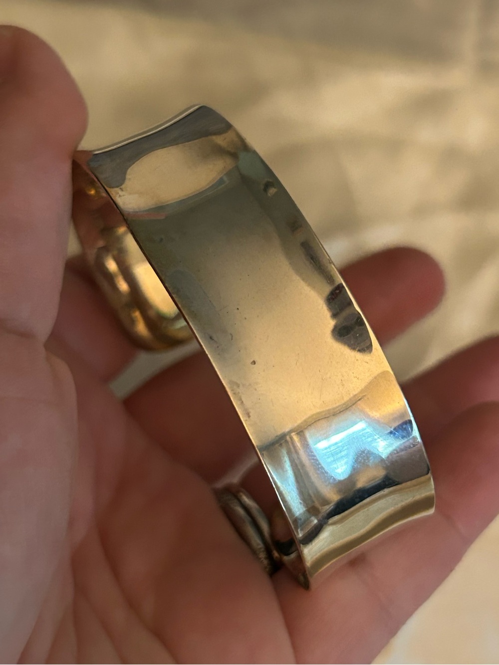 Gorgeous Vintage Mexico Sterling Silver Cuff